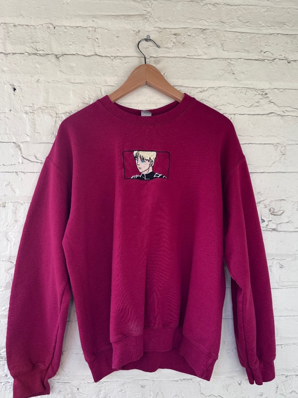 Attack on Titan Minimalist Embroidered Sweatshirt